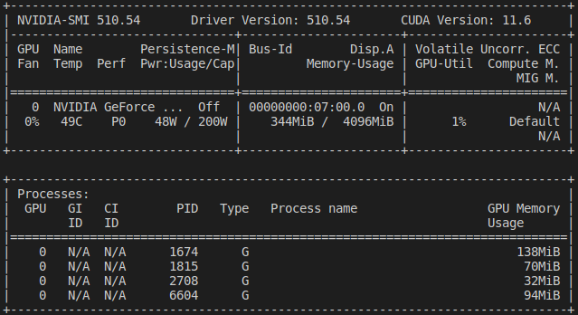 nvidia-smi